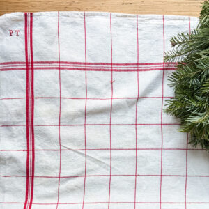 Vintage French Tea Towel