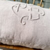 Vintage French Fabric Pillow - Image 2