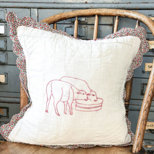 Vintage Quilt Pillow