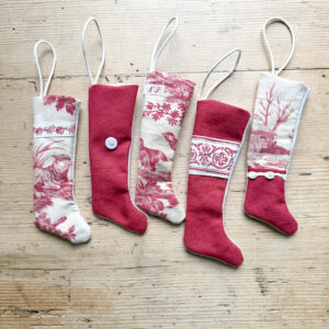 Set of 5 Tiny Stockings