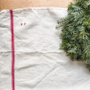 Vintage French Tea Towel