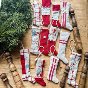 Set of 12 Tiny Stockings