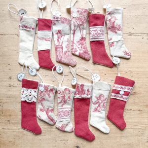 Set of 12 Tiny Stockings