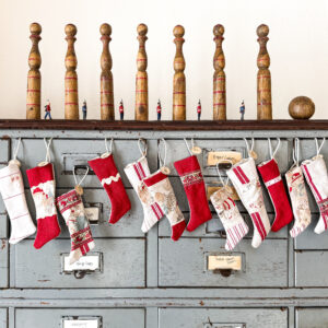 Set of 12 Tiny Stockings