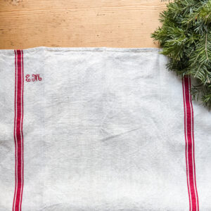 Vintage French Tea Towel