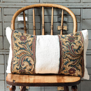 Vintage French Fabric Pillow