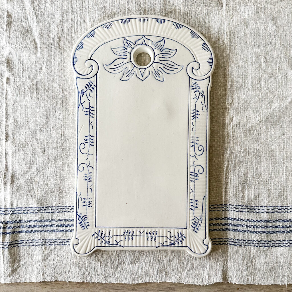 Belgian Ironstone Onion Board Penny & Ivy