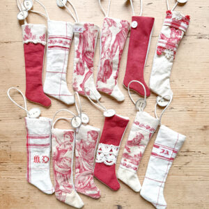 Set of 12 Tiny Stockings