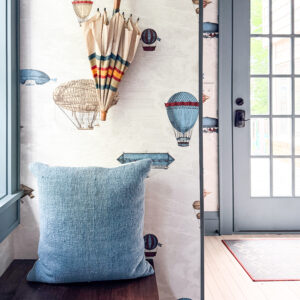 Vintage Grain Sack Pillow